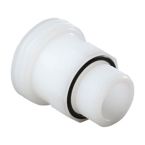 PE-natur Milchrohrgewindeadapter, 10 - kant, FDA konform, EPDM Dichtung