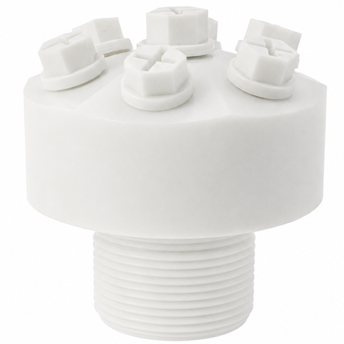 FLEXPORT7&reg;  Fassanschluss & Kanisteranschluss aus PE natur (FDA-konform) mit FEP-FPM Dichtungssystem