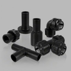 PE 
ROHRSYSTEME: Rohre und Formteile
aus
PE-HD